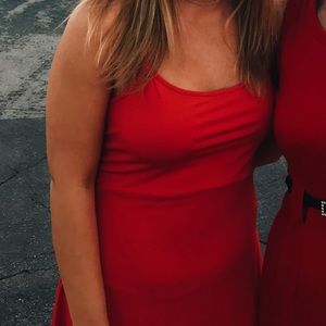 Red dress